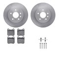 Dynamic Friction Co 6312-65012, Rotors with 3000 Series Ceramic Brake Pads includes Hardware 6312-65012